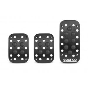 SPARCO SET PEDALA 0401 BK - RACING STYLE - BLACK