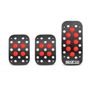 SPARCO SET PEDALA 0401 RS - RACING STYLE - RED