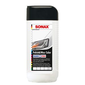Polir i vosak u boji bela NanoPro SONAX 500ml - 296041