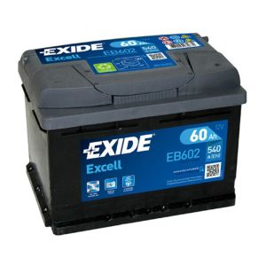 EXIDE Akumulator 12V 60Ah 540A EXCELL desno+