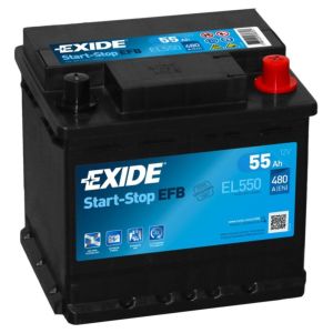 EXIDE Start-Stop Akumulator 12V 55Ah 540A EFB desno+