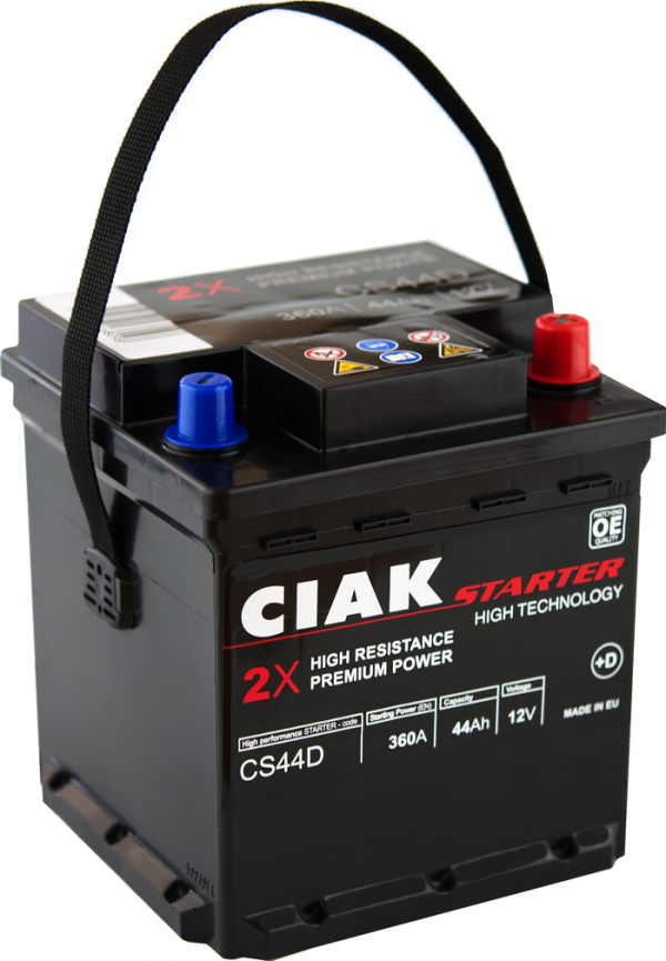 AKUMULATOR 12V-44AH D+ CIAK STARTER