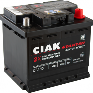 AKUMULATOR 12V-45AH D+ CIAK STARTER