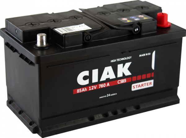 AKUMULATOR 12V-85AH D+ CIAK STARTER