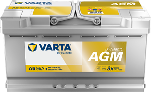AKUMULATOR 12V-95AH D+ A5 VARTA DYNAMIC AGM