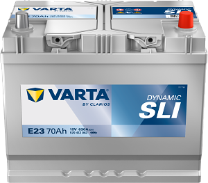 AKUMULATOR 12V-70AH D+ ASIA E23 VARTA DYNAMIC SLI